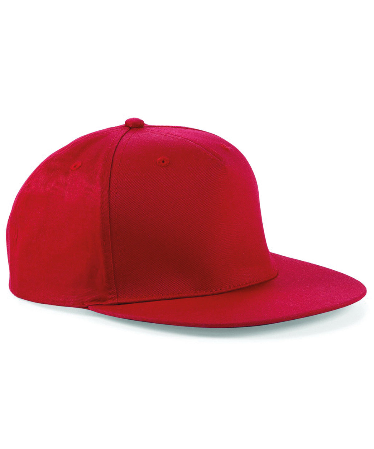 Gorra de rapero de 5 paneles con cierre a presin | Rojo Clsico