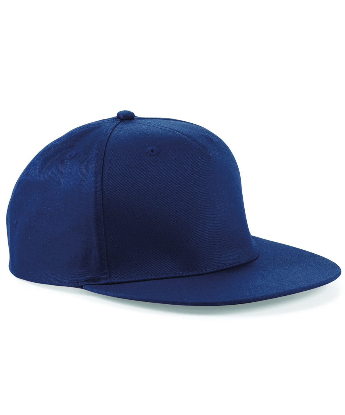 Gorra de rapero de 5 paneles con cierre a presin | Azul Marino Francs