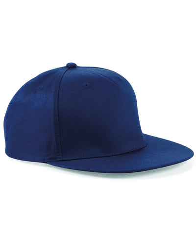 Gorra de rapero de 5 paneles con cierre a presin | Azul Marino Francs
