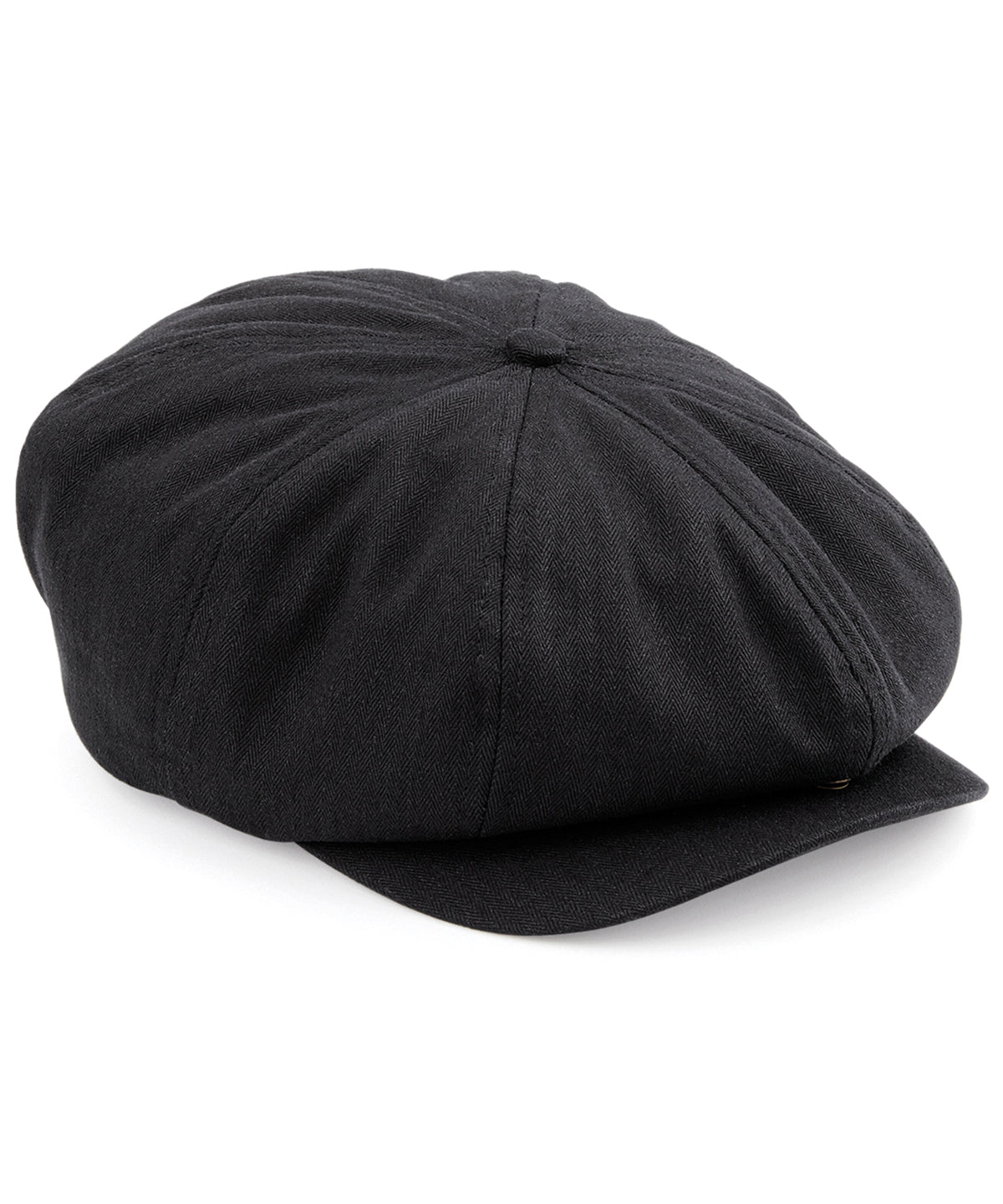 Gorra de estilo Newsboy | Negro