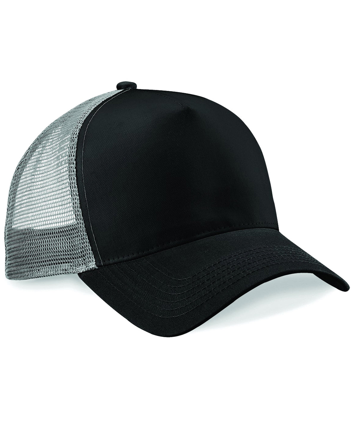 Gorra trucker Snapback | Negro/Gris Claro