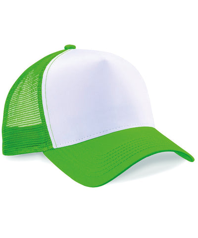 Gorra trucker Snapback | Verde Puro/Blanco