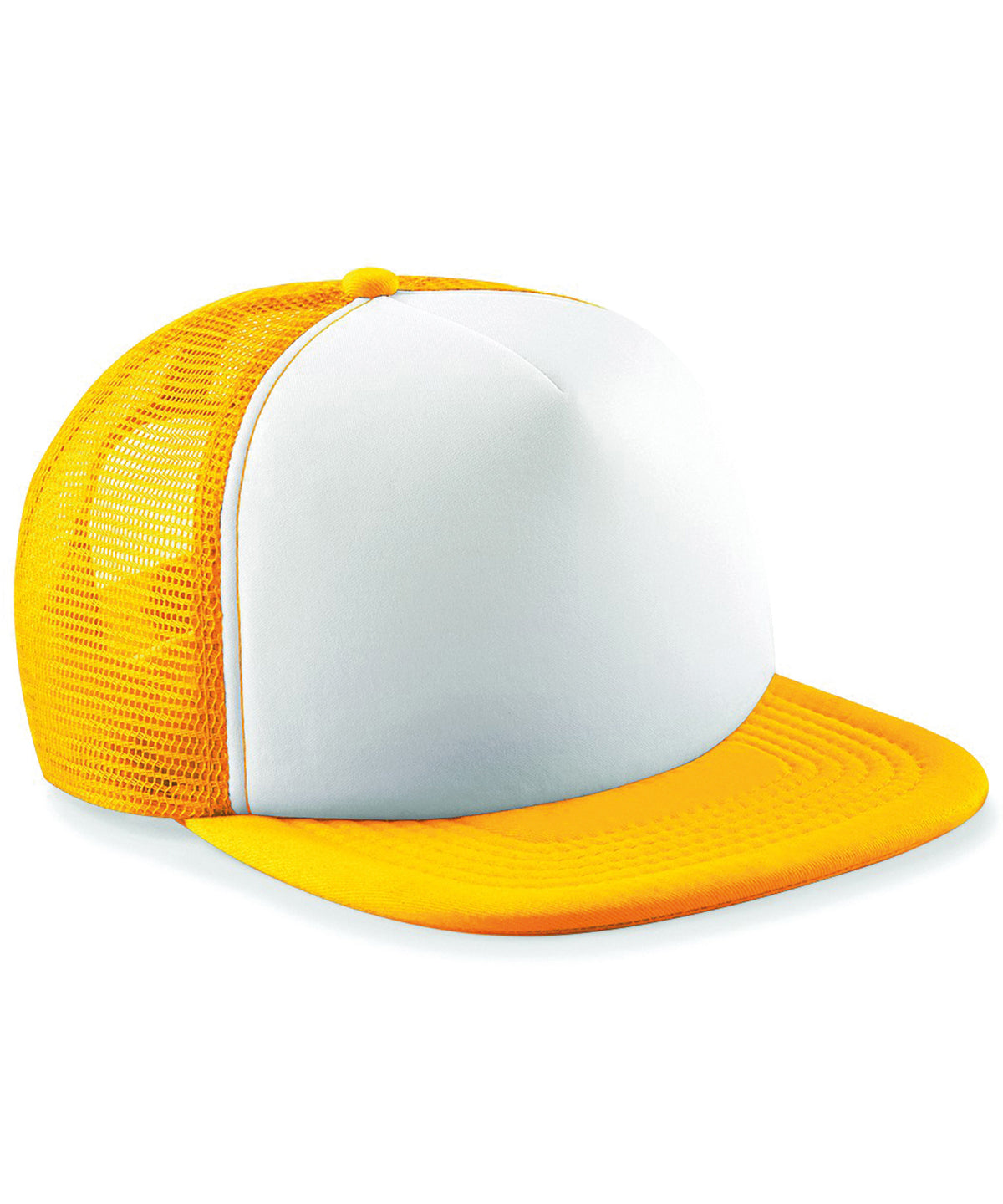 Vintage Snapback Trucker Cap | Sonnenblume/Weiß