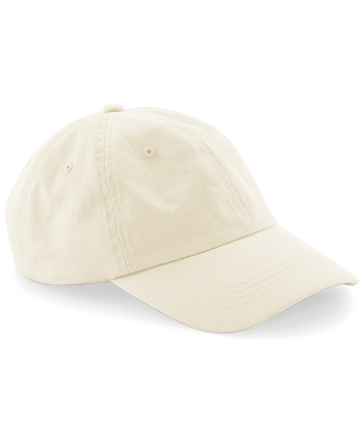 Gorra de pap de 6 paneles de perfil bajo | Beis Claro