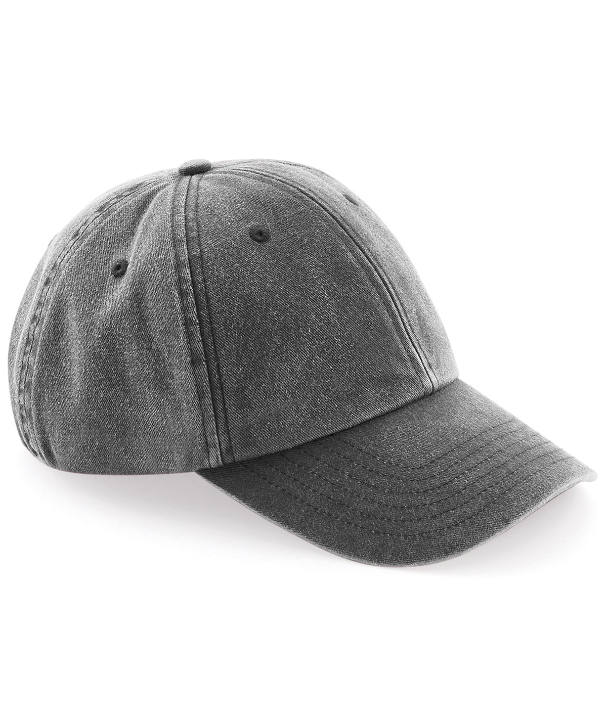 Gorra vintage de perfil bajo | Negro Vintage
