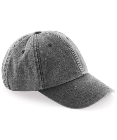 Gorra vintage de perfil bajo | Negro Vintage