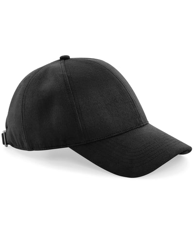 Gorra de seis panneaux de ante sinttico | nègre