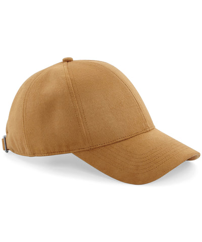 Gorra de seis panneaux de ante sinttico | Caramélo