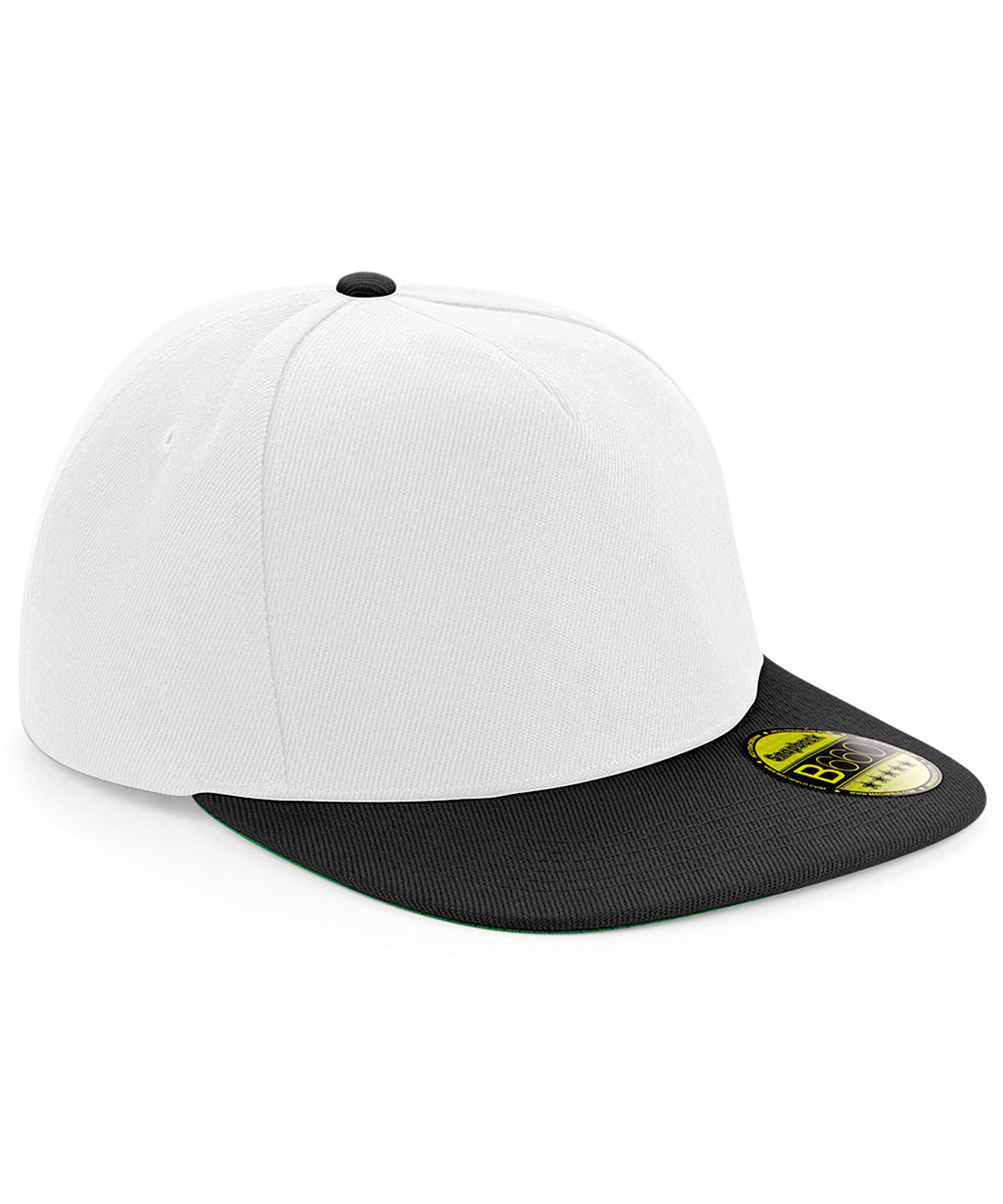 Gorra snapback de visera plana original | Blanco/Negro