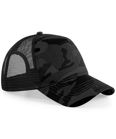 Gorra de camuflaje estilo trucker | Camuflaje De Medianoche