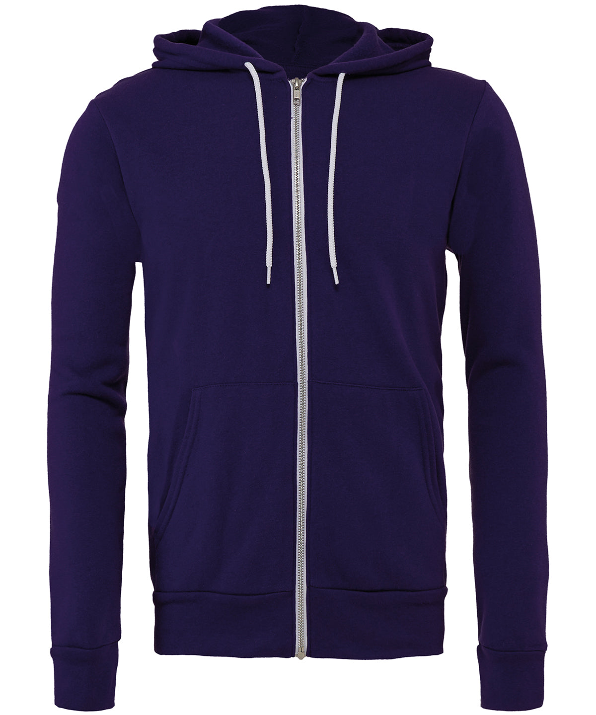 Unisex Polycotton Fleece Full-Zip Hoodie | Team Lila