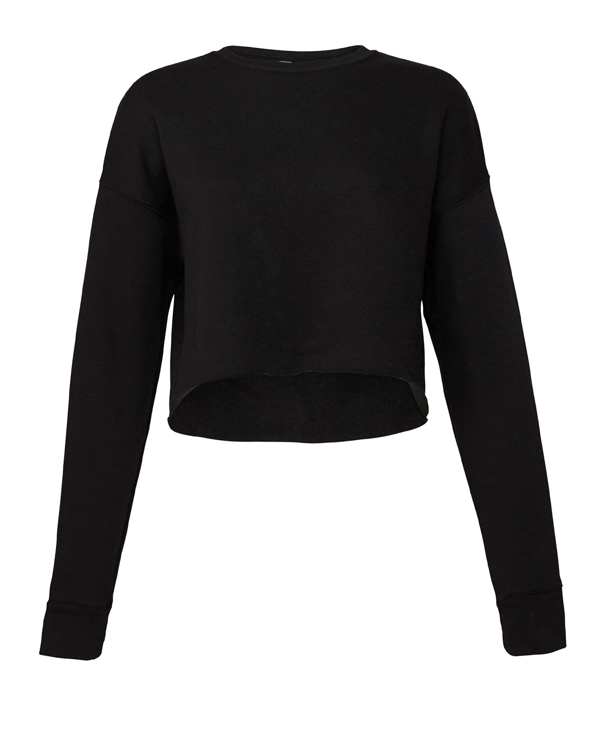 Sudadera corta de mujer | Negro