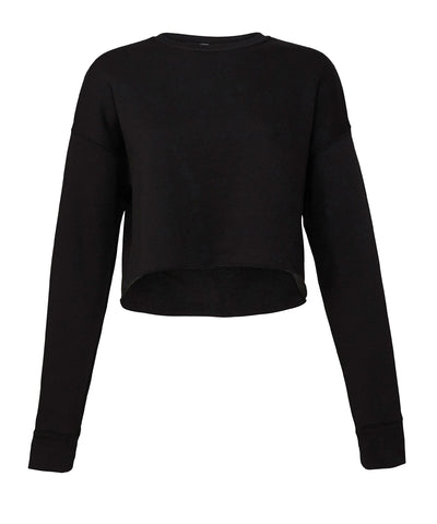 Sudadera corta de mujer | Negro