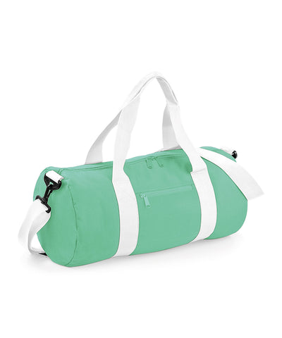 Bolso de barril original | Verde Menta/Blanco