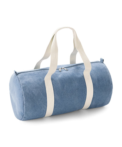 Bolso de barril de mezclilla | Denim Claro