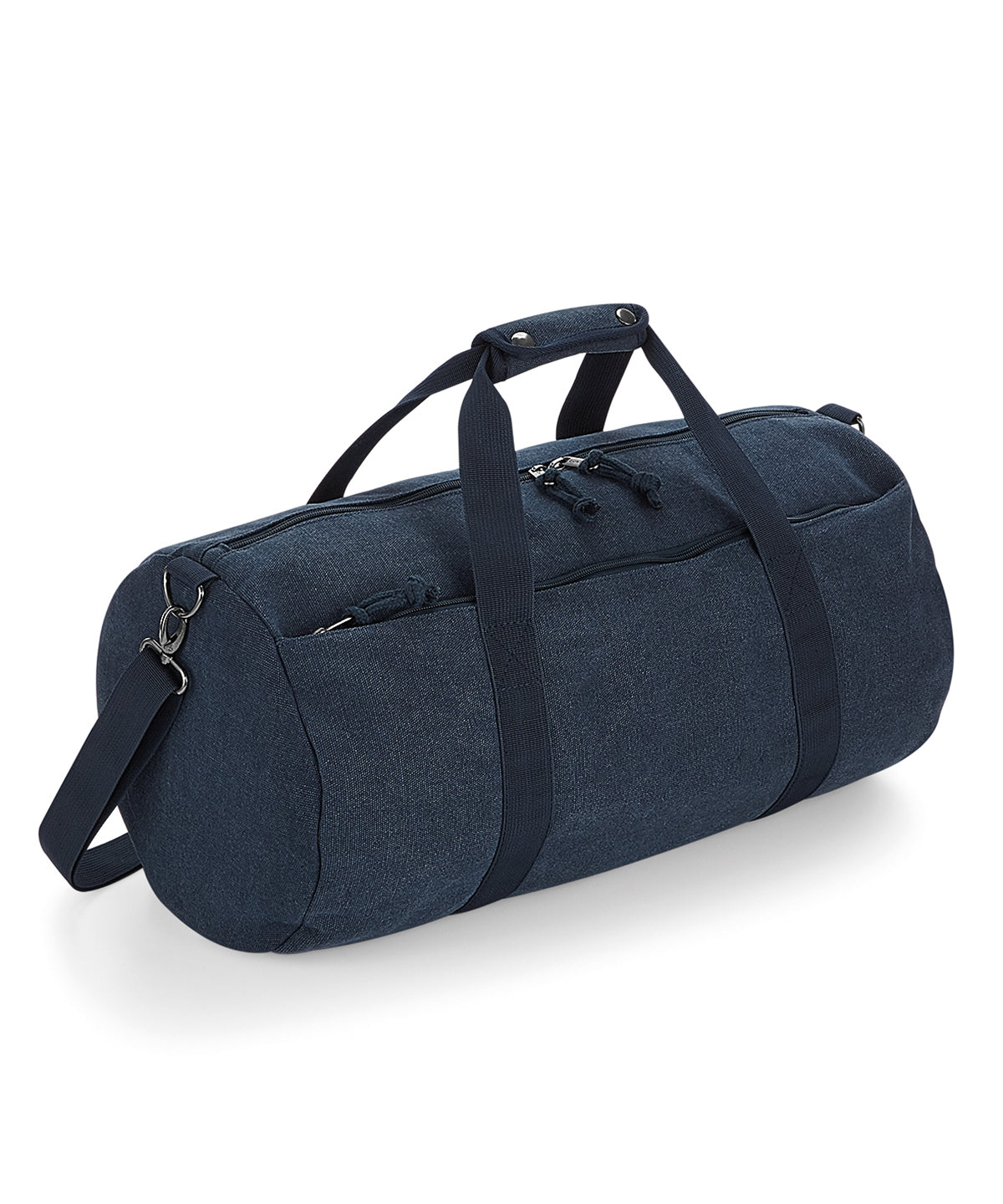 Vintage canvas barrel bag | Azul Marino Oxford Vintage