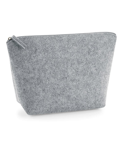 Bolsa de accesorios de fieltro | Gris Jaspeado