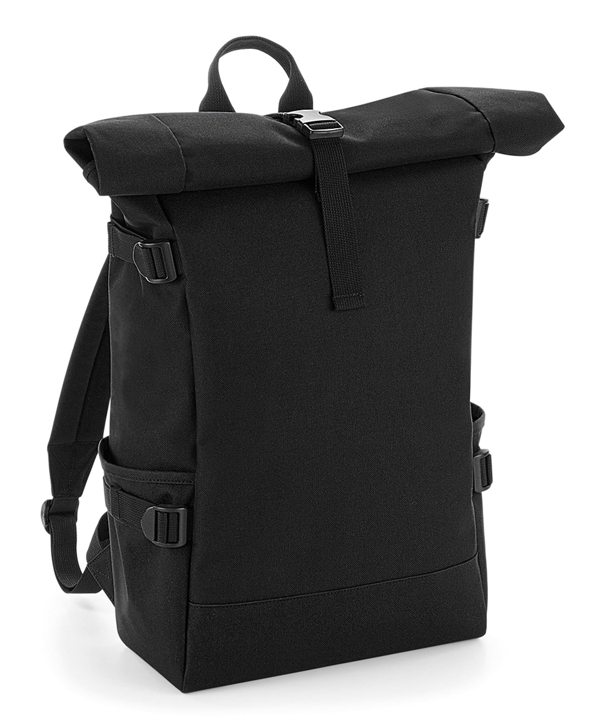 Mochila Block roll-top | Negro/Negro