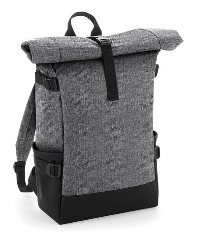 Mochila Block roll-top | Gris Marengo/Negro