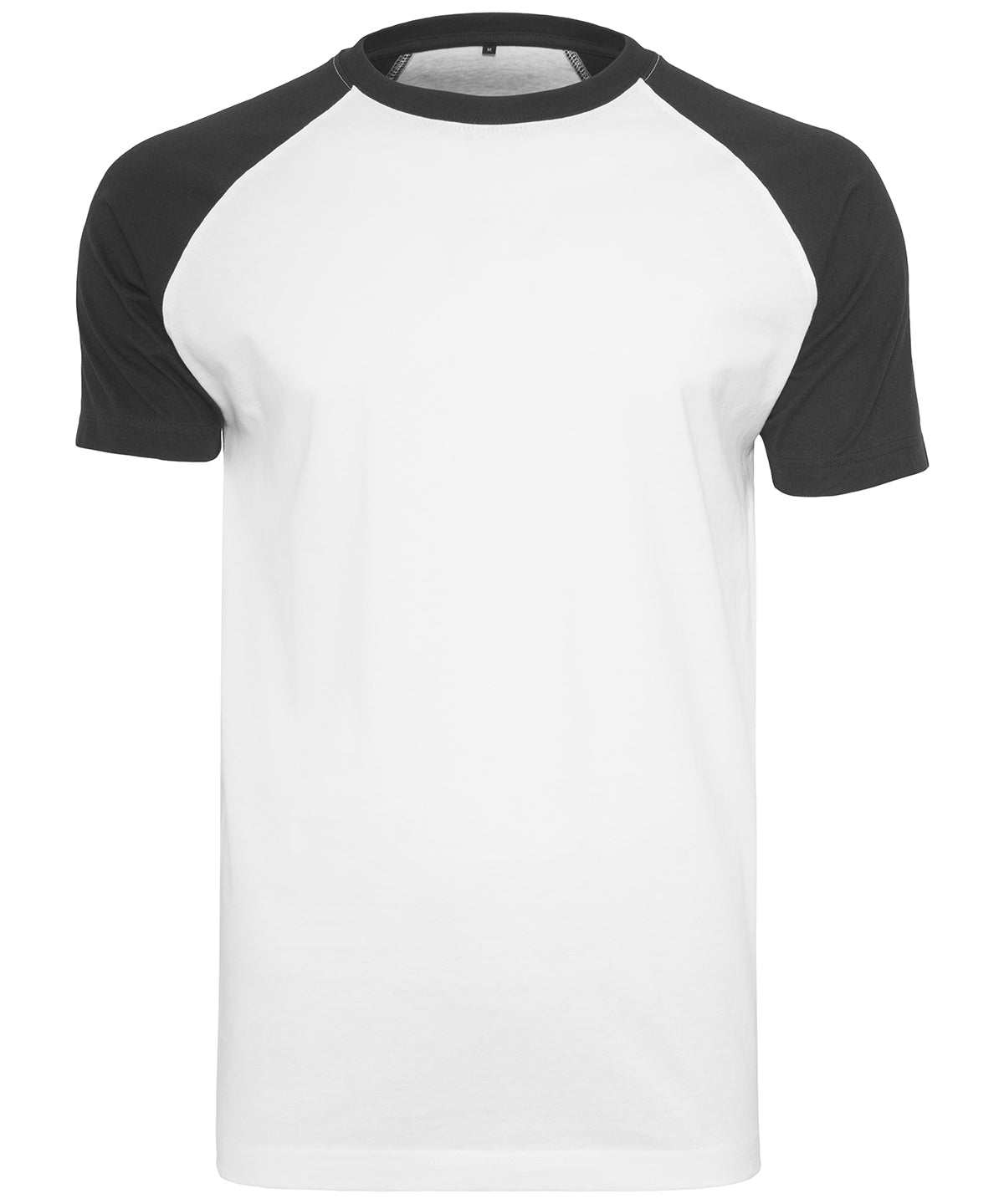 Camiseta Ragln con contraste | Blanco/Negro