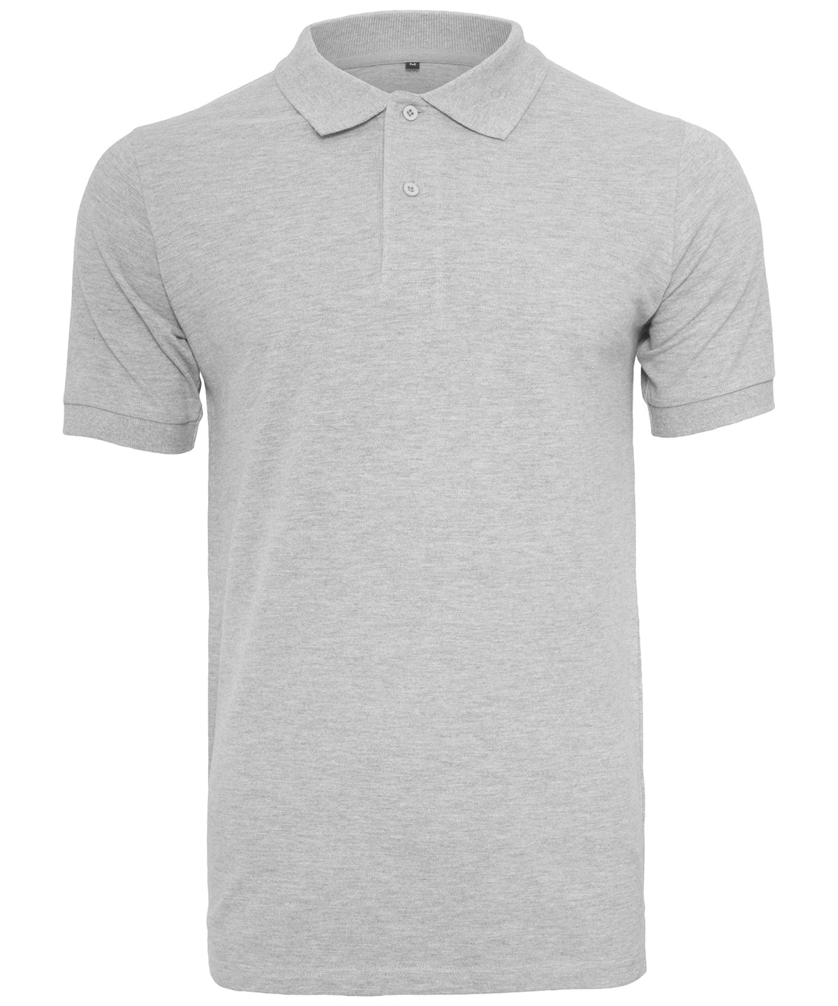 Camiseta polo de piqu | Gris Jaspeado