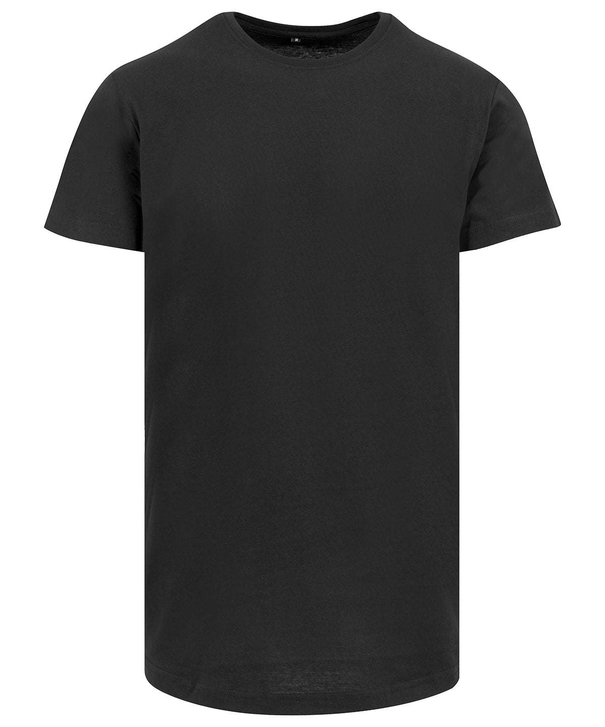 Camiseta larga con forma | Negro - Carbn Oscuro