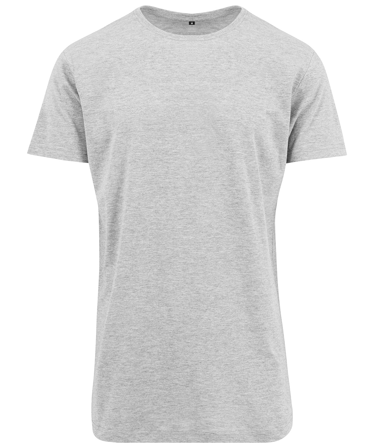 Camiseta larga con forma | Gris Jaspeado - Gris Moteado