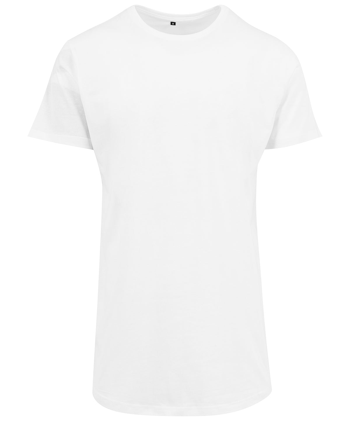 Camiseta larga con forma | Blanco - Blanco Puro Brillante
