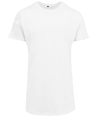 Camiseta larga con forma | Blanco - Blanco Puro Brillante