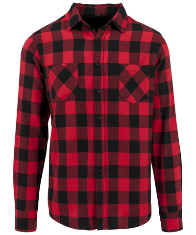 Camisa de franela a cuadros | Negro/Rojo