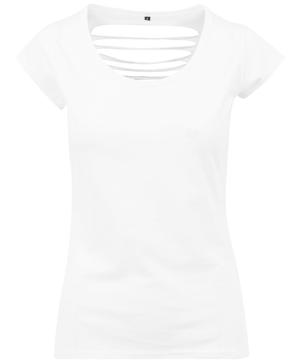 Camiseta de mujer con corte en la espalda | Blanco