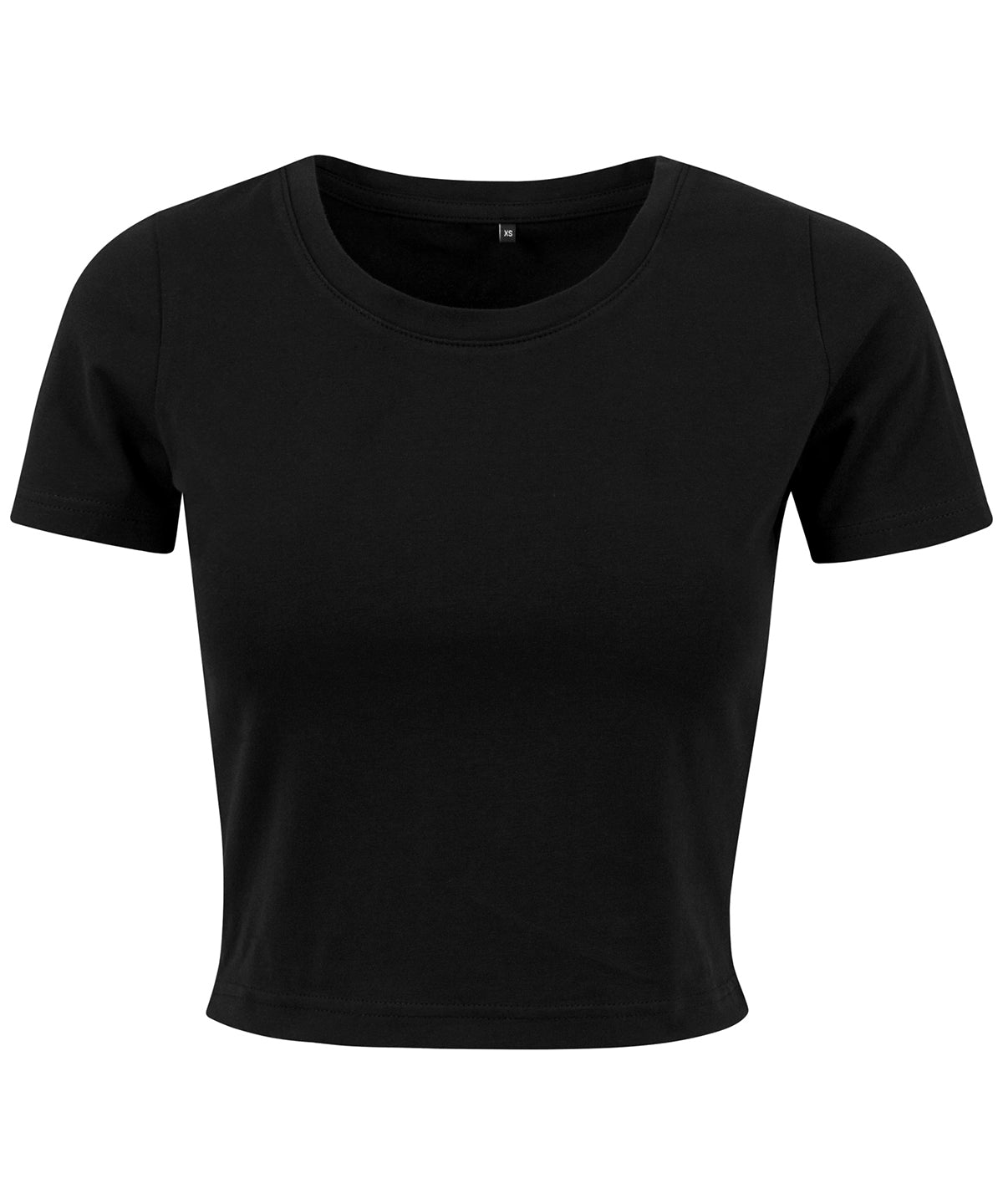 Kurzes Damen-T-Shirt | Schwarz
