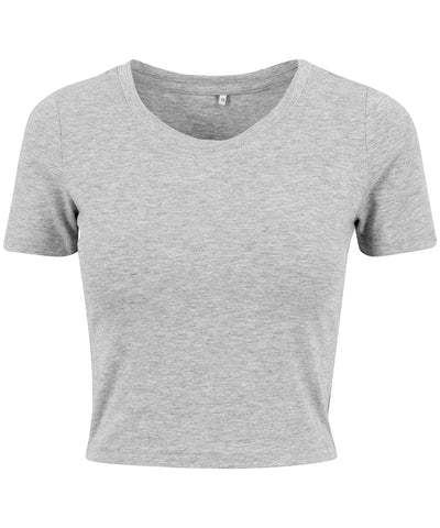 Kurzes Damen-T-Shirt | Grau