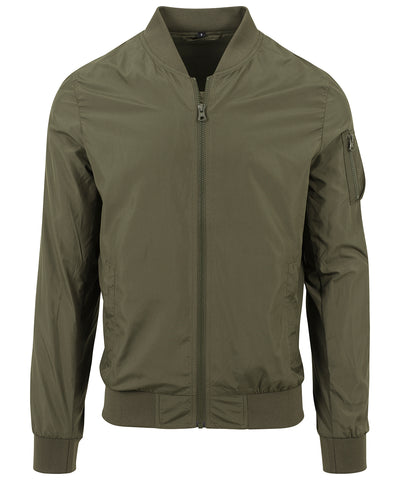 Chaqueta bomber de nailon | Verde Oscuro