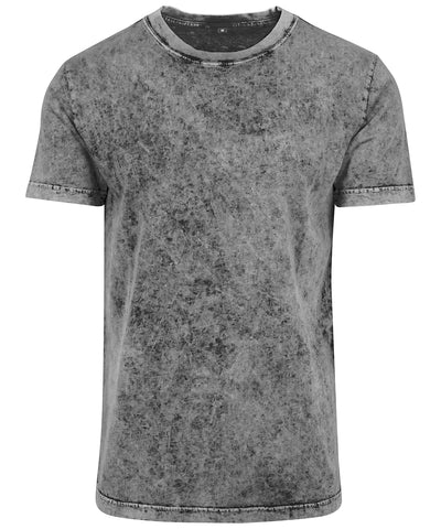 Camiseta lavada con cido | Gris/Negro