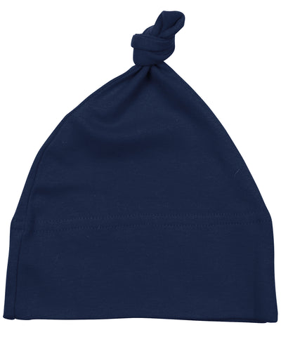 Gorro de beb con un nudo | Azul Marino - Azul Profundo