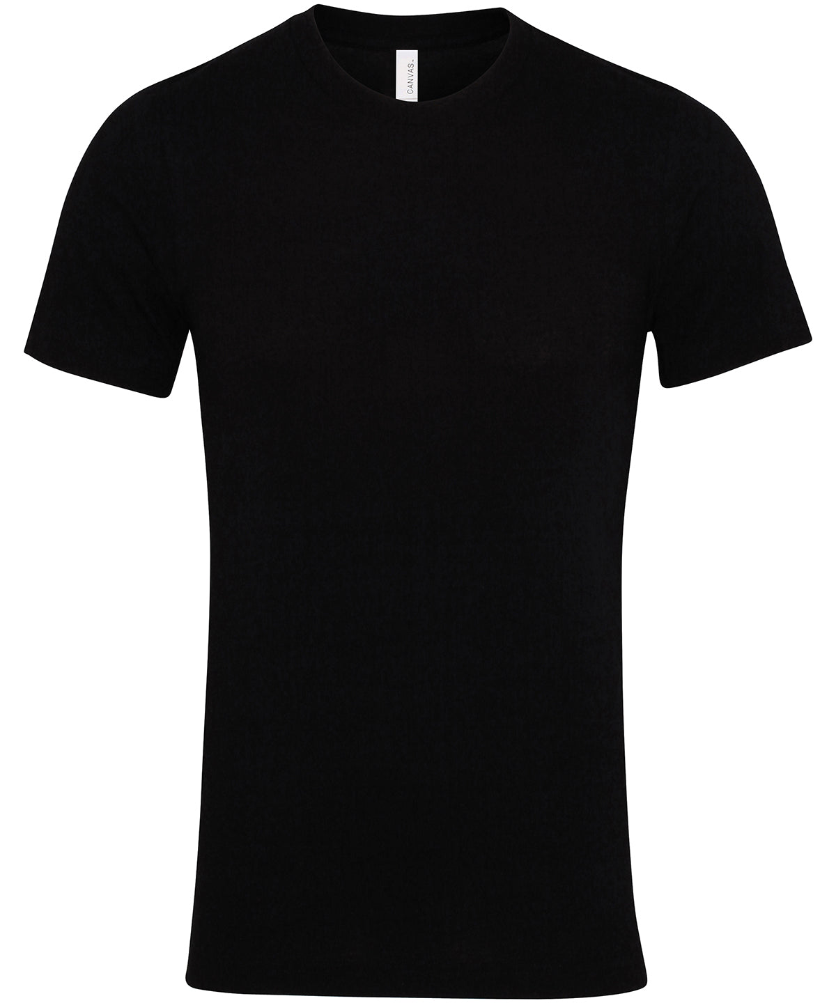 Camiseta unisex de cuello redondo de jersey | Negro - Carbn