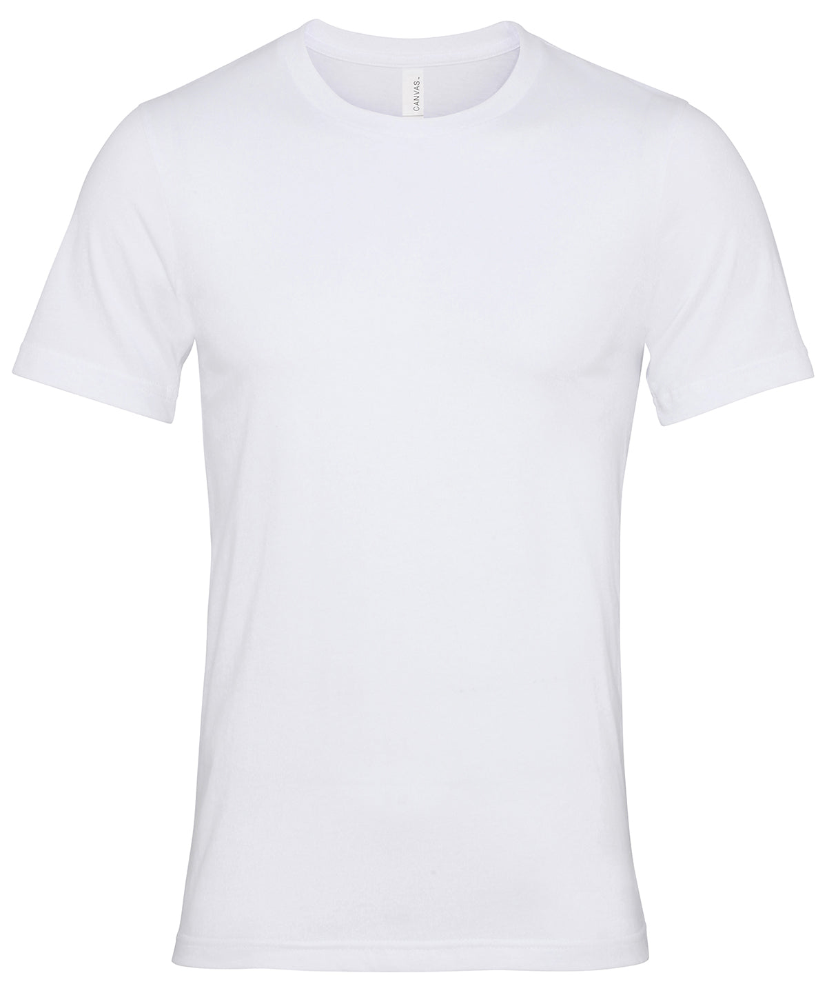 Camiseta unisex de cuello redondo de jersey | Blanco - Marfil