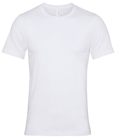 Camiseta unisex de cuello redondo de jersey | Blanco - Marfil