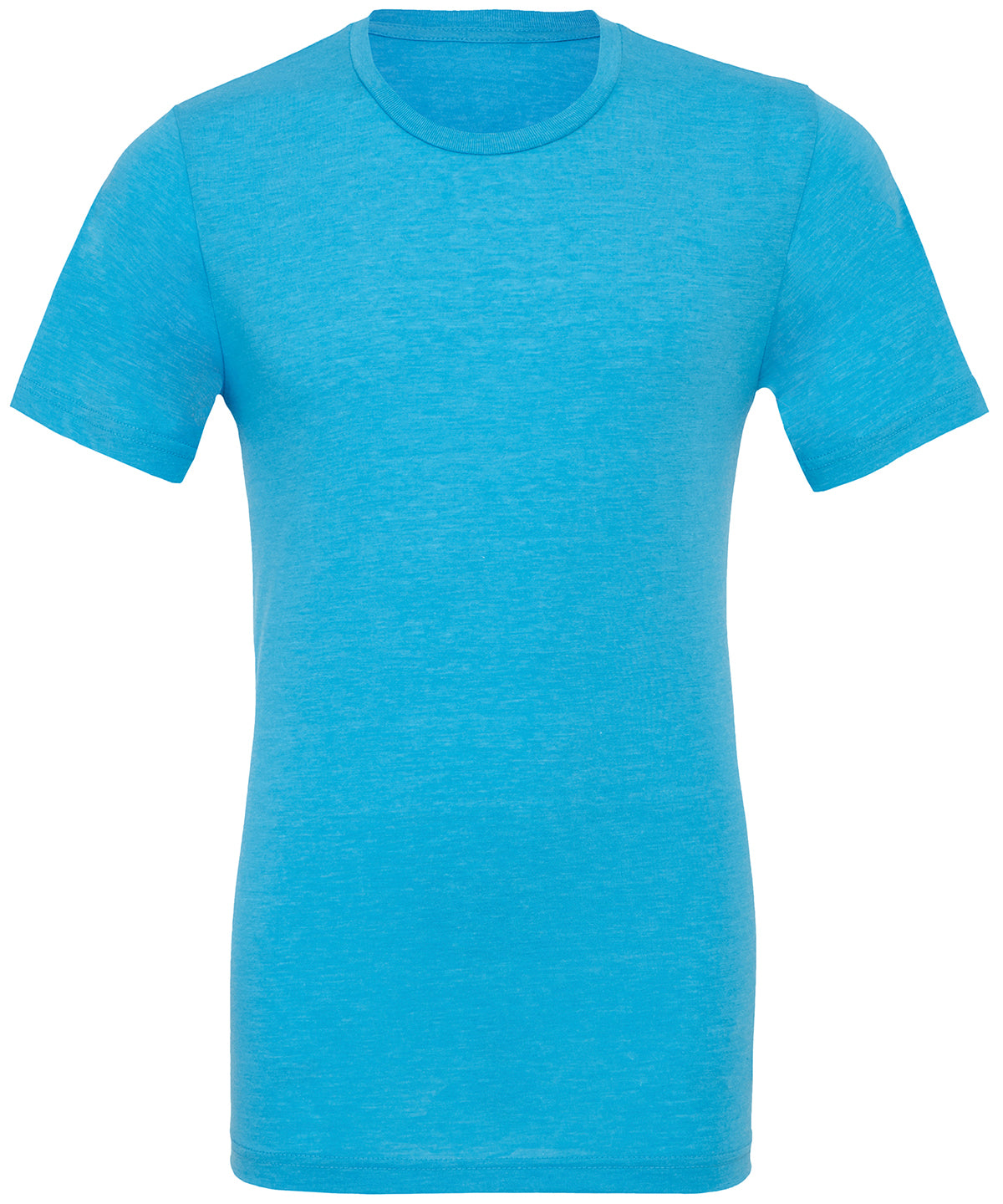 Camiseta unisex de cuello redondo de triblend | Tritono Aguamarina