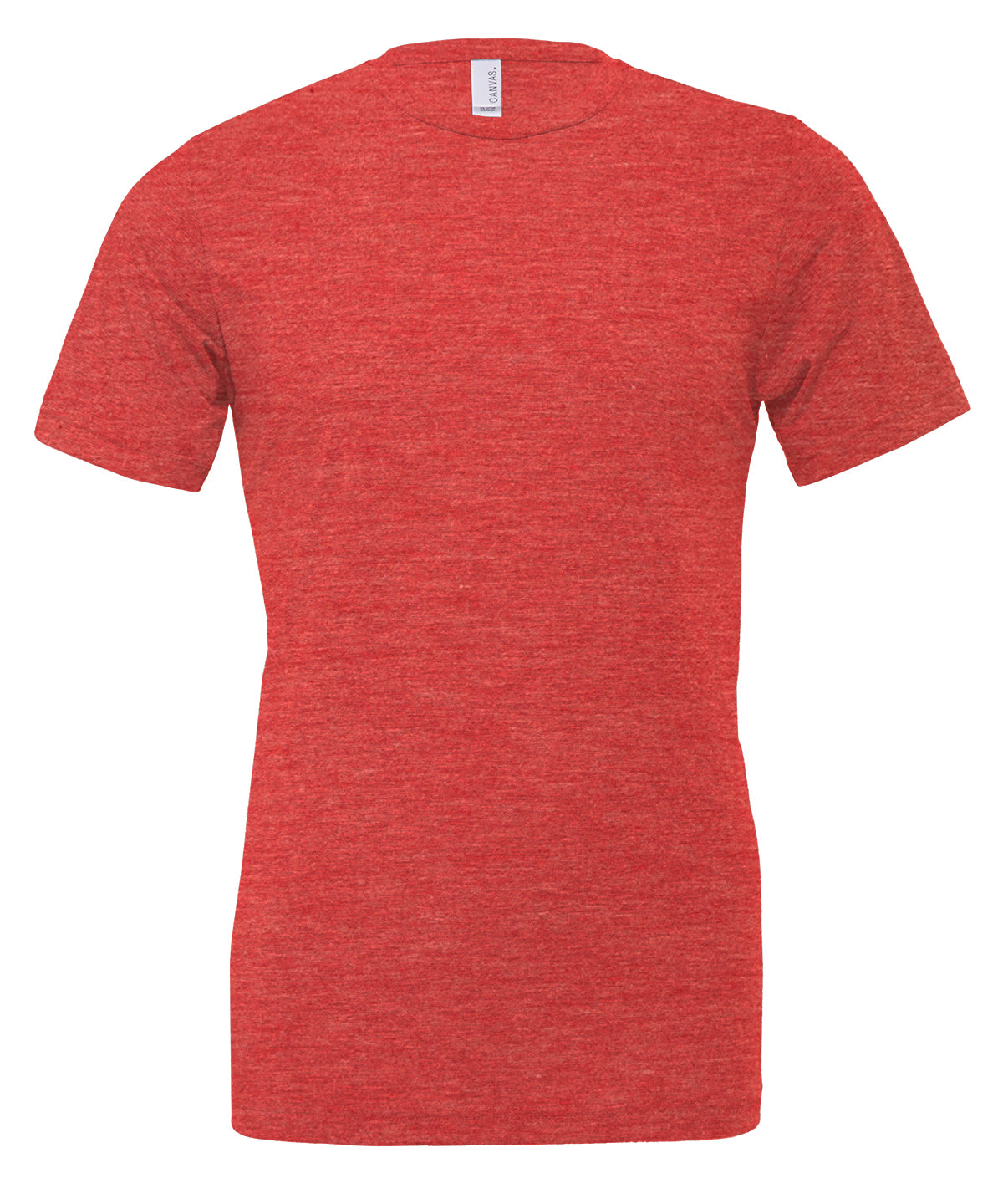 Camiseta unisex de cuello redondo de triblend | Rojo Claro Triblend