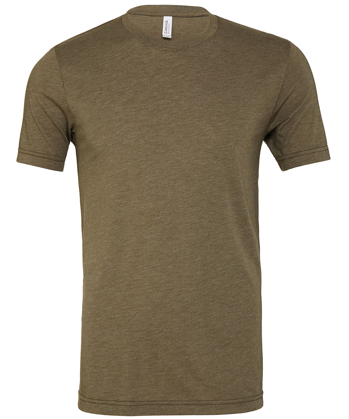 Camiseta unisex de cuello redondo de triblend | Oliva Triblend