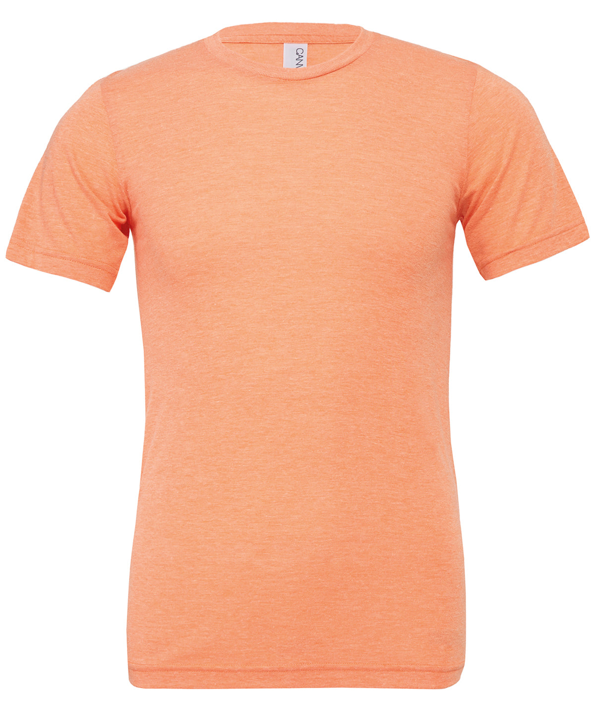 Camiseta unisex de cuello redondo de triblend | Naranja Triblend