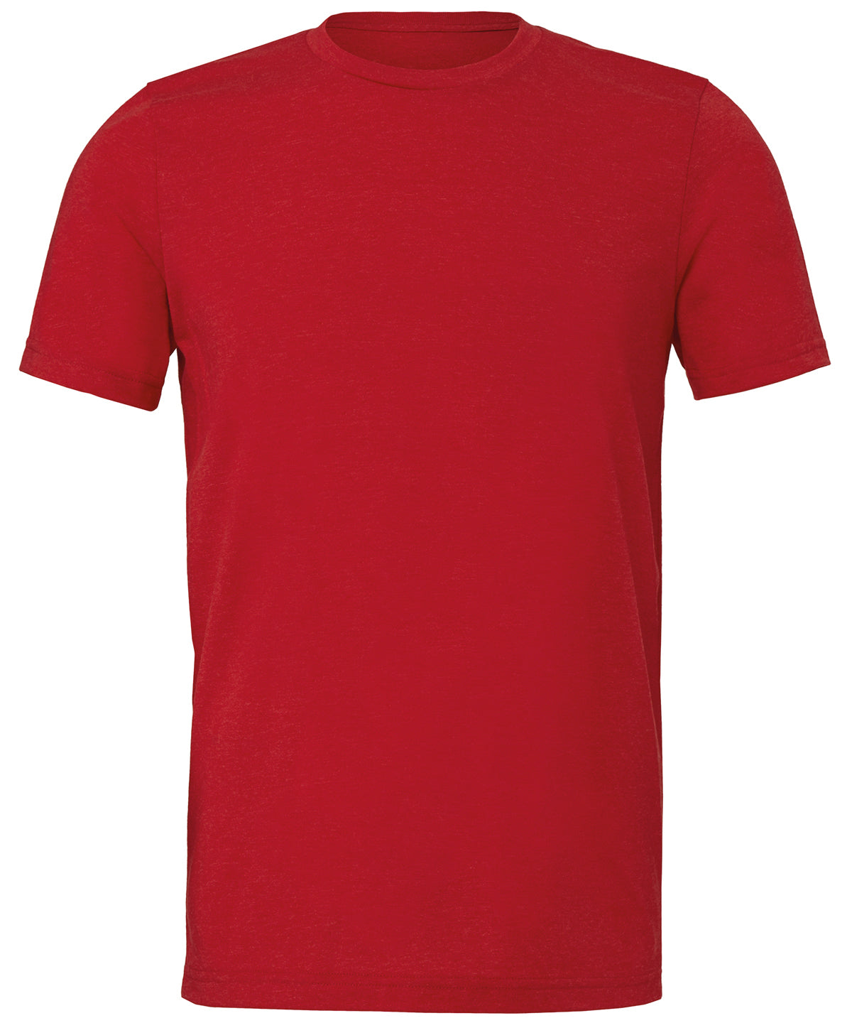 Camiseta unisex de cuello redondo de triblend | Rojo Slido Triblend