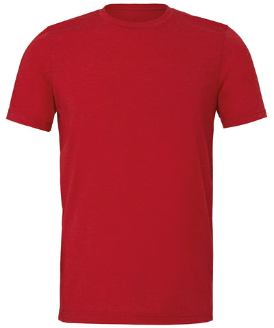 Camiseta unisex de cuello redondo de triblend | Rojo Slido Triblend