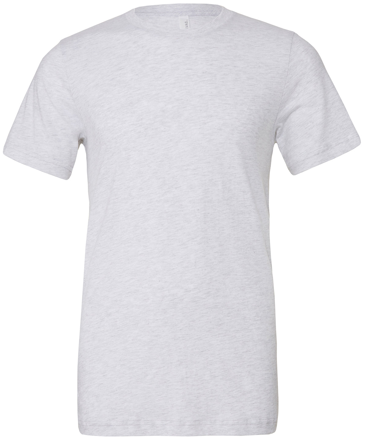 Camiseta unisex de cuello redondo de triblend | Blanco Moteado Triblend