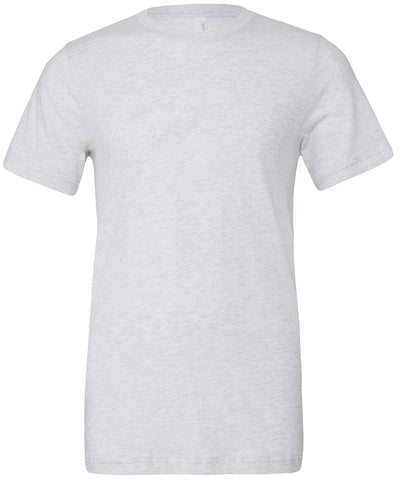 Camiseta unisex de cuello redondo de triblend | Blanco Moteado Triblend