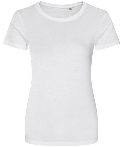 Camiseta orgnica para mujer Cascade | Blanco Nieve