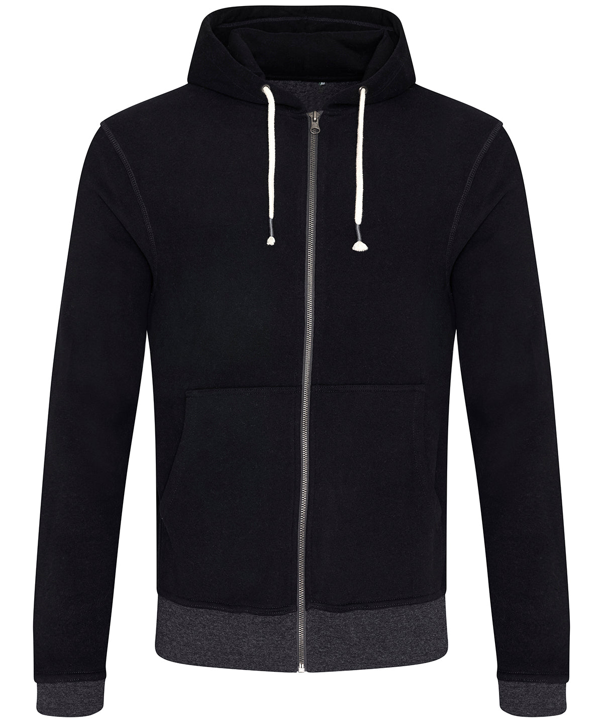Okavango Regen Hoodie | Schwarz/Anthrazit