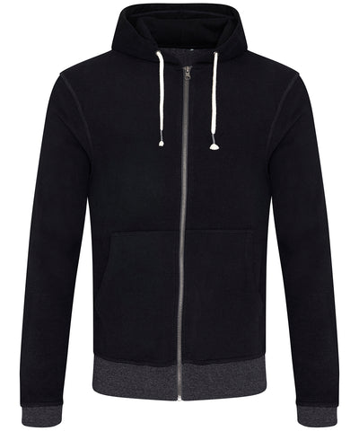 Okavango Regen Hoodie | Schwarz/Anthrazit